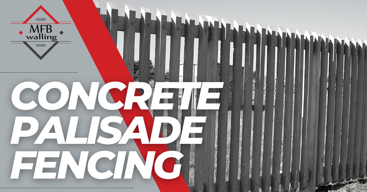 Concrete Palisade Fencing