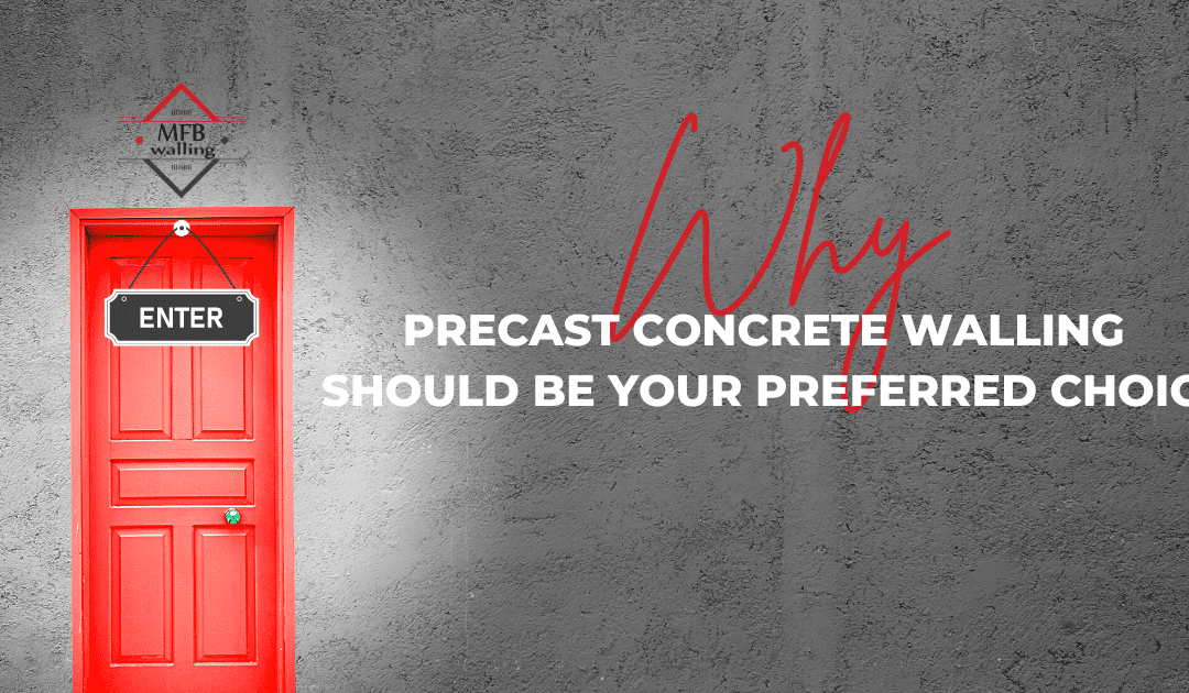 precast concrete walling