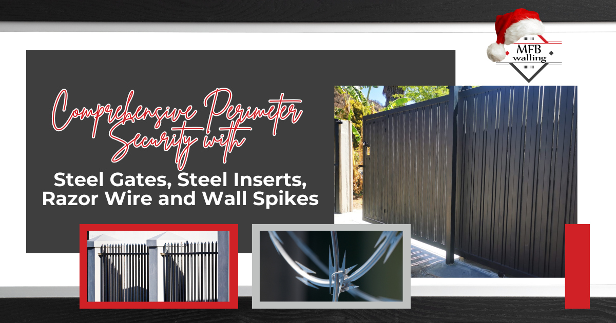MFB Walling Article Steel Gates_Steel Inserts_Razor Wire_Wall Spikes